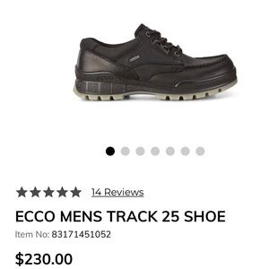 Ecco Track 6 low black 43 - barely worn